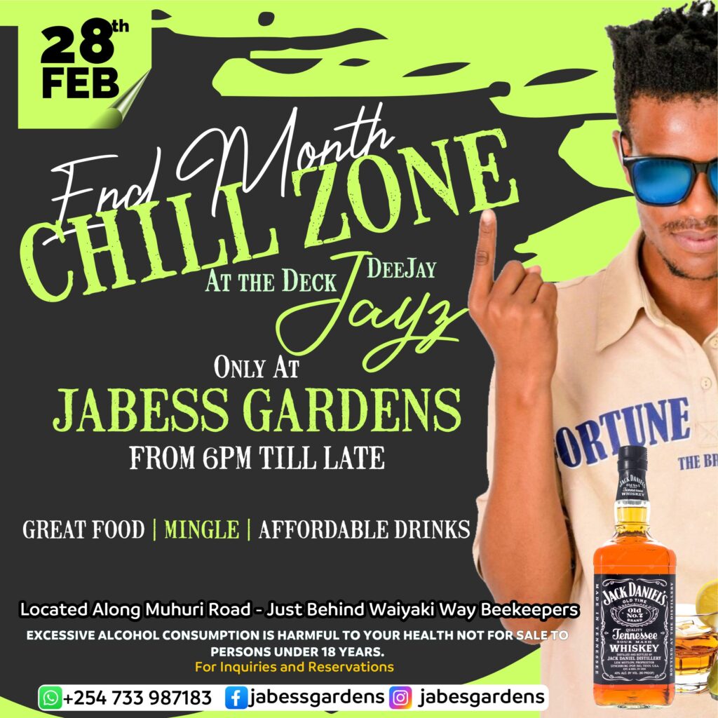 Jabess Gardens, End Month Chill Zone