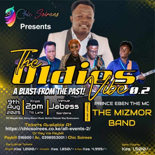 Prince Eben The MC: Your charismatic host for the evening, ensuring a vibrant atmosphere and seamless entertainment. The Authentic Sound & The Mizmo Band: Experience live performances that will transport you straight back to the 80s, 90s, and 00s with their incredible musical talent.