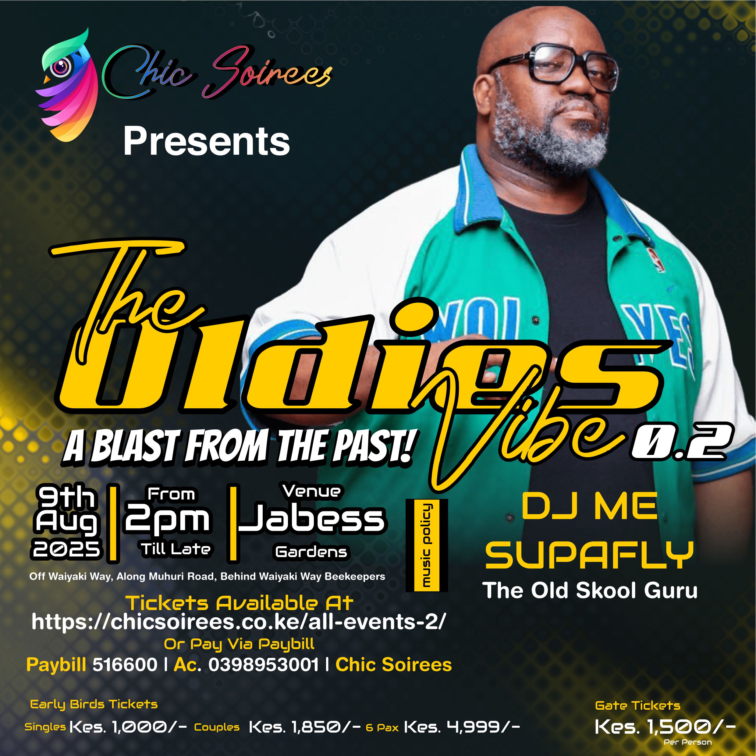 DJ Me Supafly - Chic Soirees Event - The Oldies Vibe 0.2
